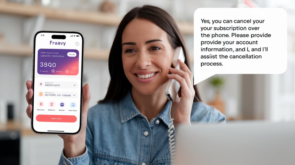 How Can You Cancel Your Fraavy Subscription Over the Phone?