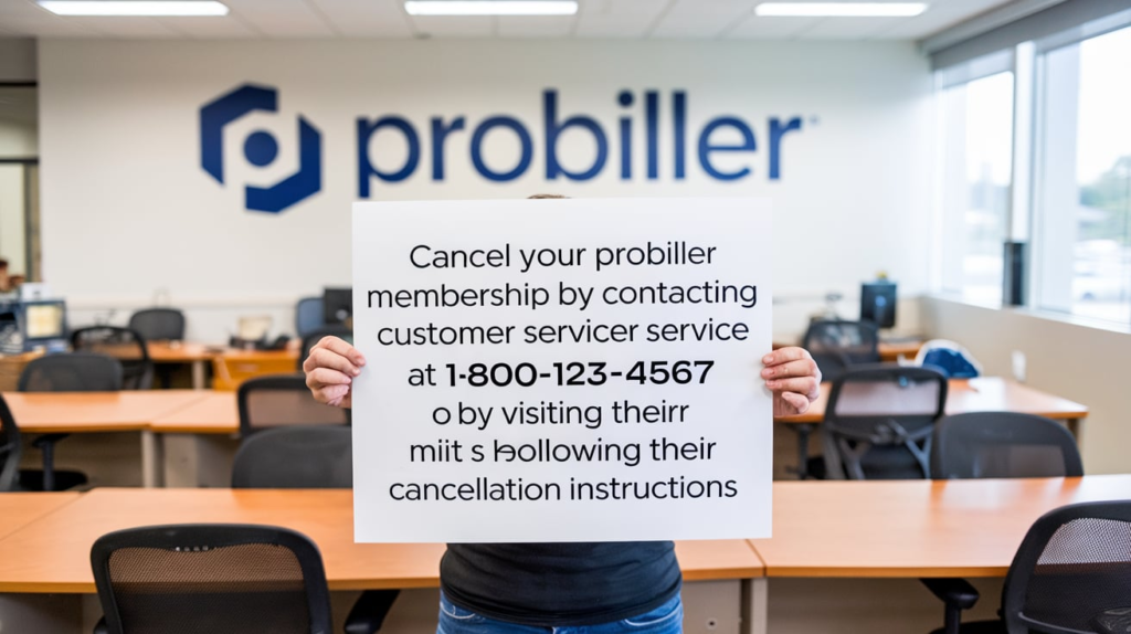 How to Cancel ProBiller by Phone