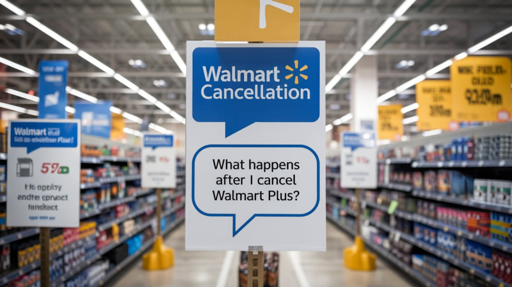 What Happens After I Cancel Walmart Plus?