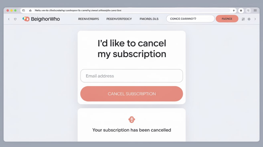 How to Cancel NeighborWho Subscription Through BeenVerified