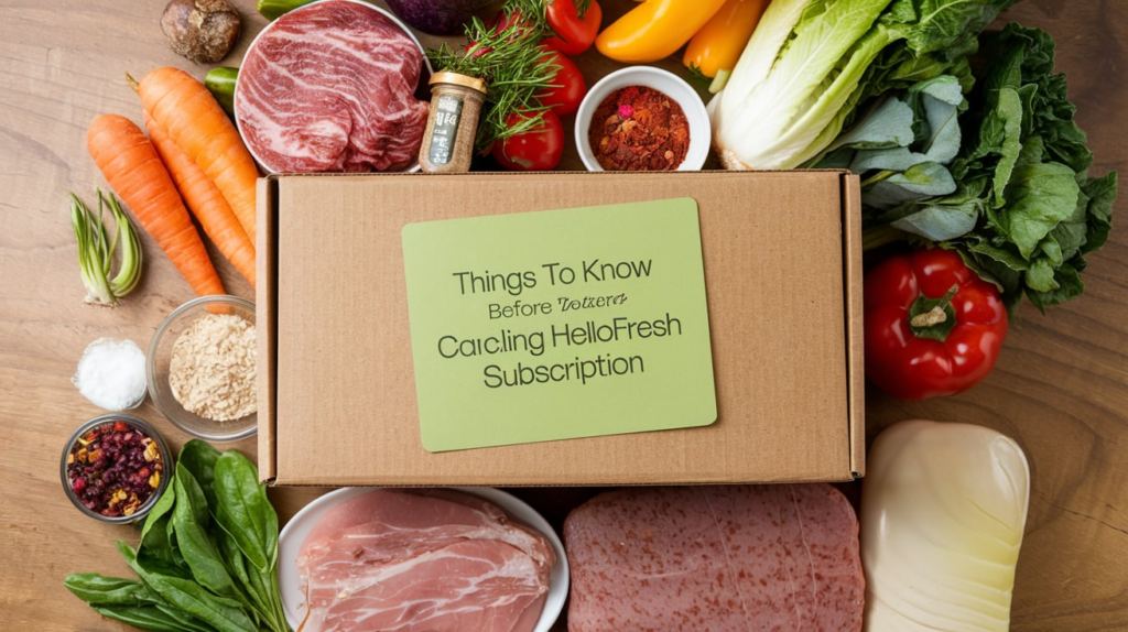 Things to Know Before Canceling HelloFresh Subscription