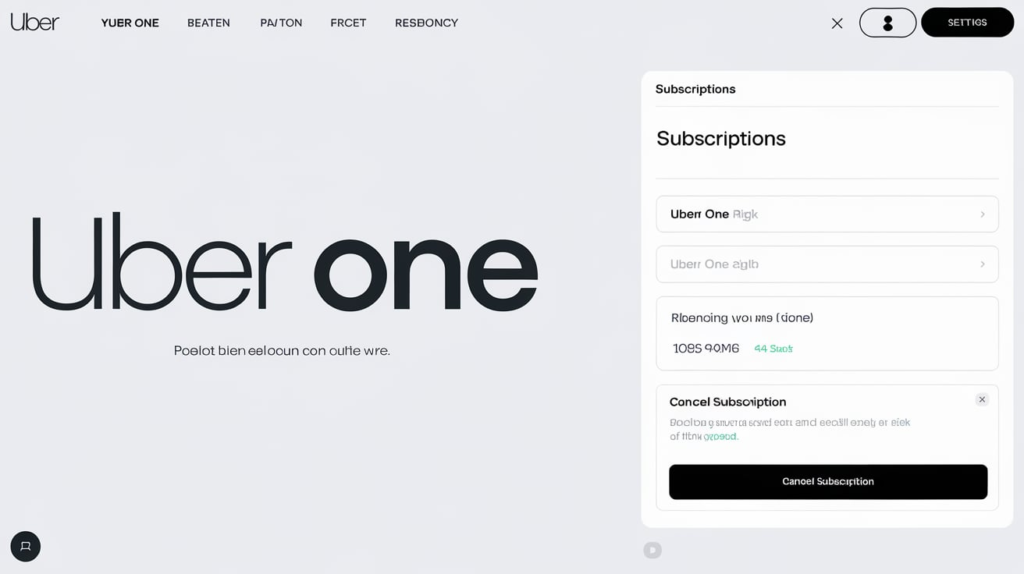 How to Cancel Uber One from the Website