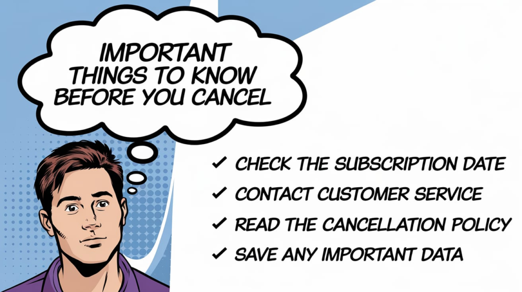 Important Things to Know Before You Cancel