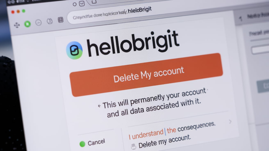 How to Delete Your HelloBrigit Account