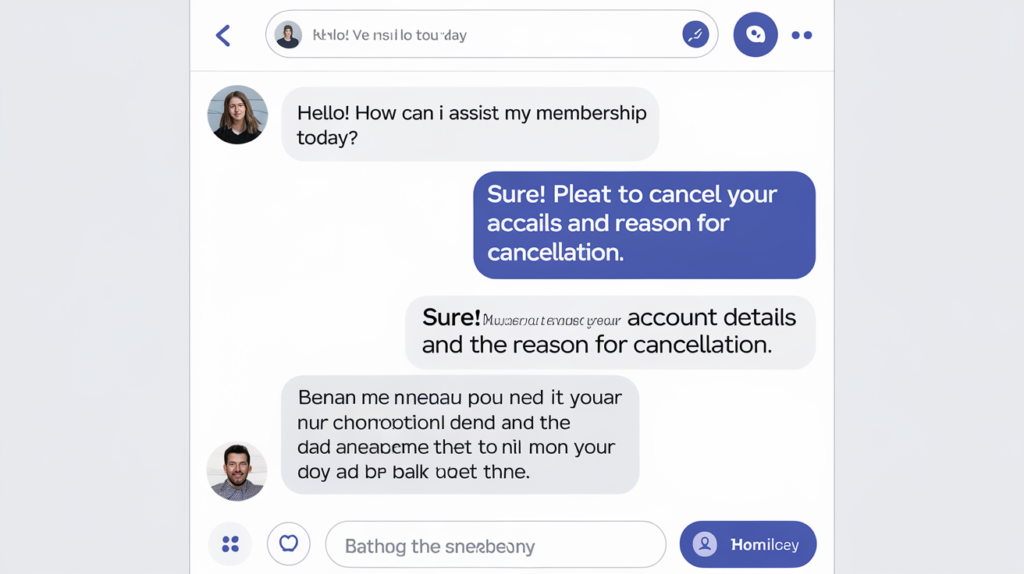 How To Cancel Membership Through Facebook Messenger?