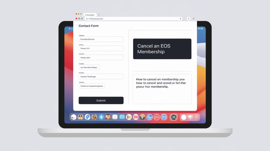 How To Cancel EOS Membership Via Contact Form