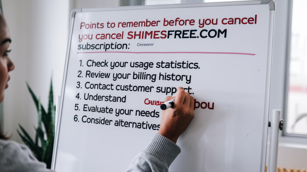 Points to Remember Before You Cancel Shipmentsfree.com Subscription