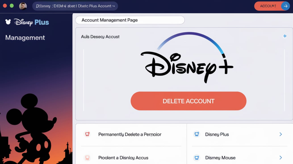 Delete Disney Plus Account