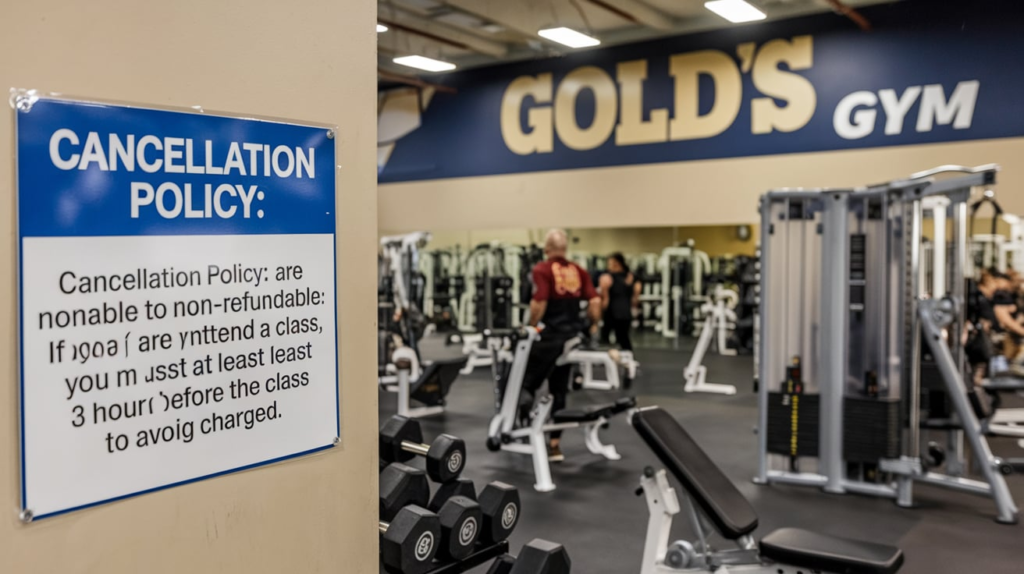 Gold's Gym Cancellation Policies