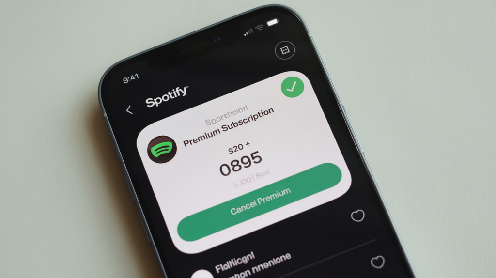 Cancel Spotify Premium