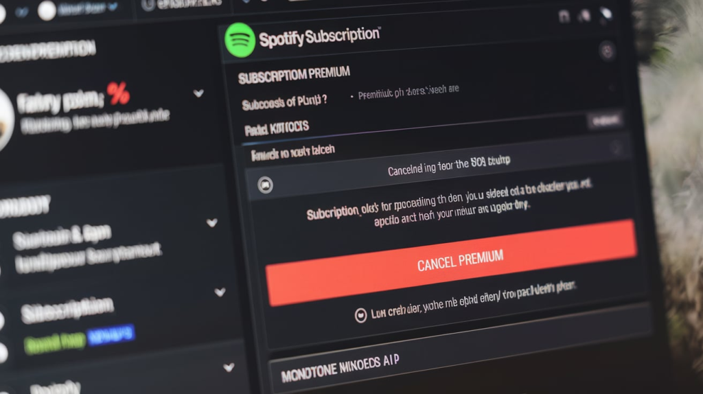 Cancel Spotify Premium on PC