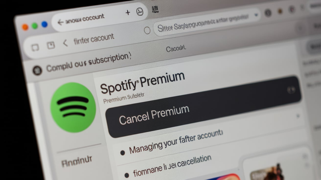 Cancel Spotify Premium: Managing Your Account 