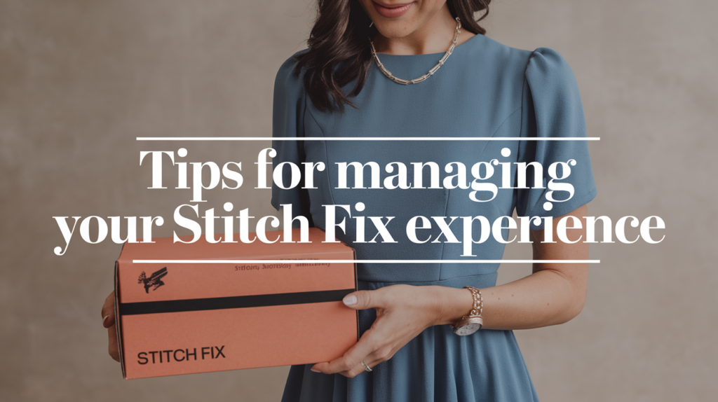 Tips for Managing Your Stitch Fix Experience