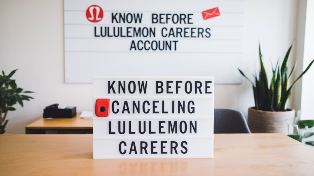 Know Before Canceling Lululemon Careers Account