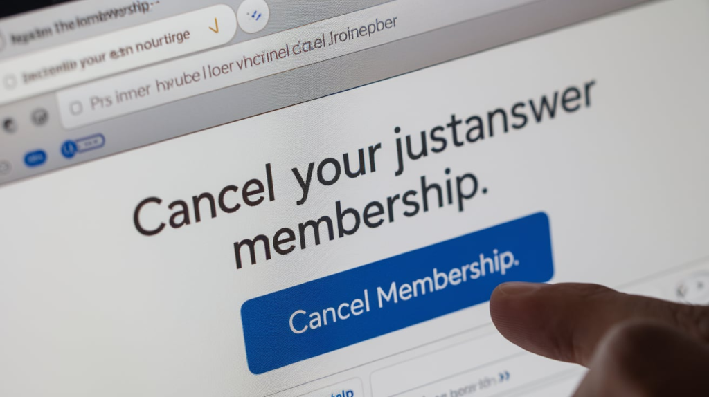 Cancel JustAnswer Membership 