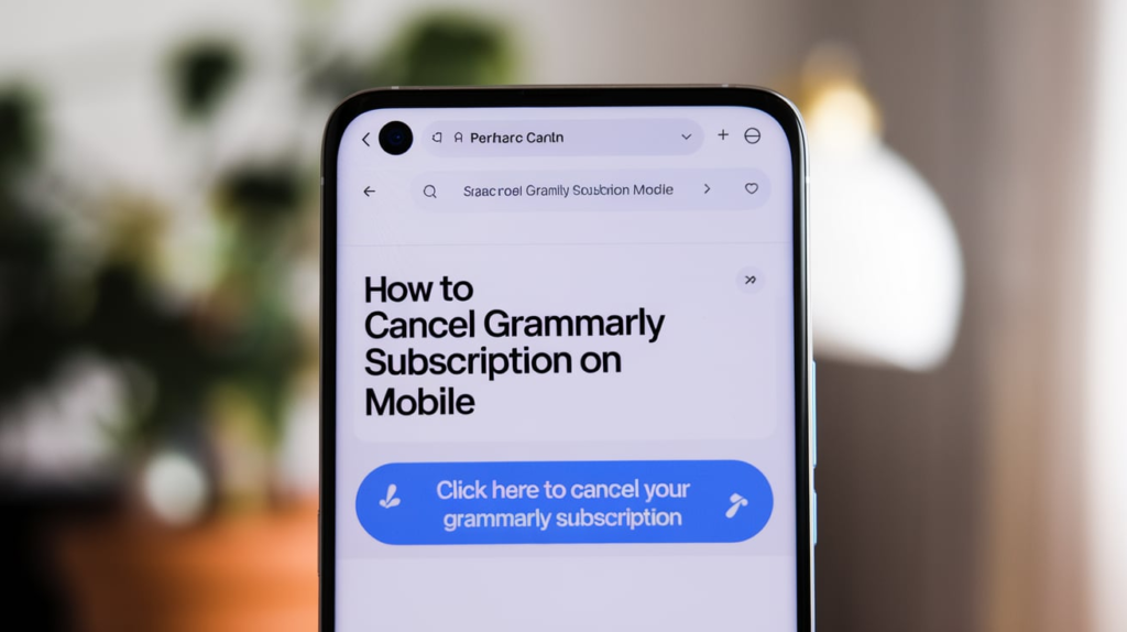 How To Cancel Grammarly Subscription On Mobile?