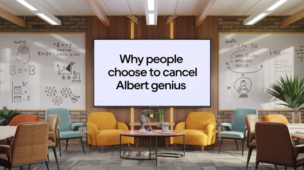 Why People Choose To Cancel Albert Genius