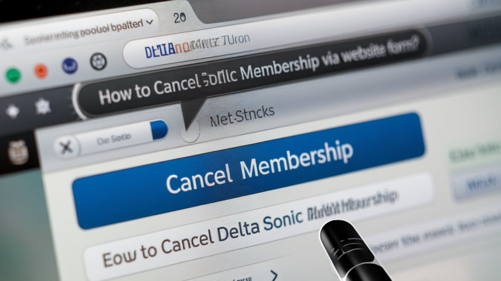 How To Cancel Delta Sonic Membership Via Website Form?