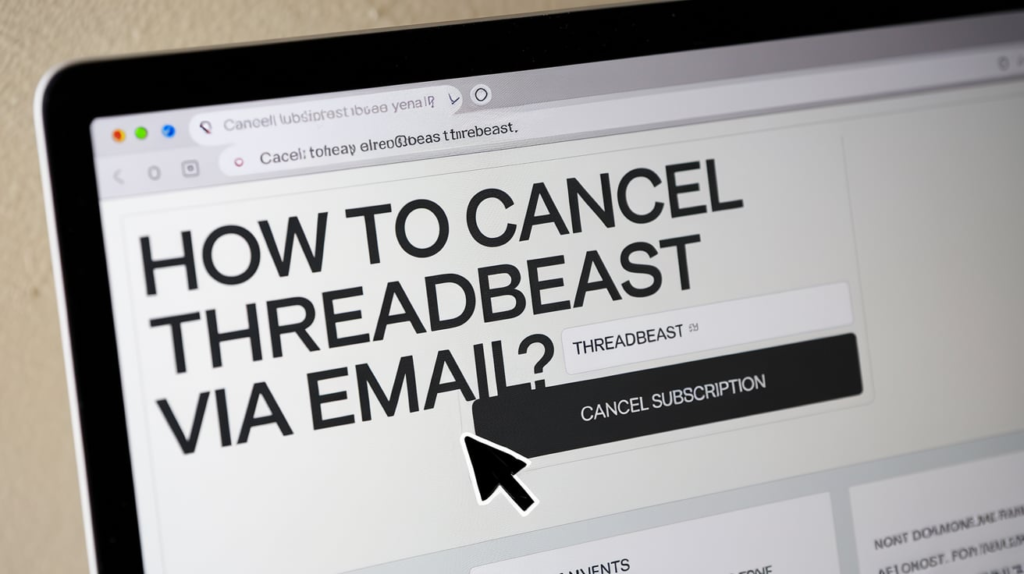 How To Cancel ThreadBeast Via Email?