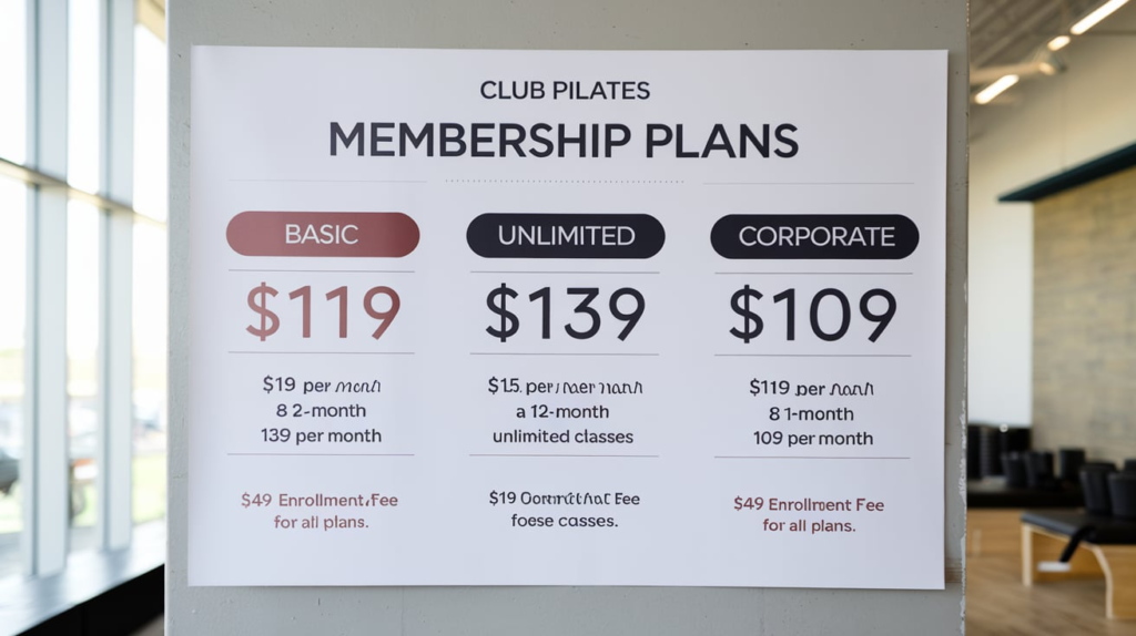 Club Pilates Membership Plans And Charges