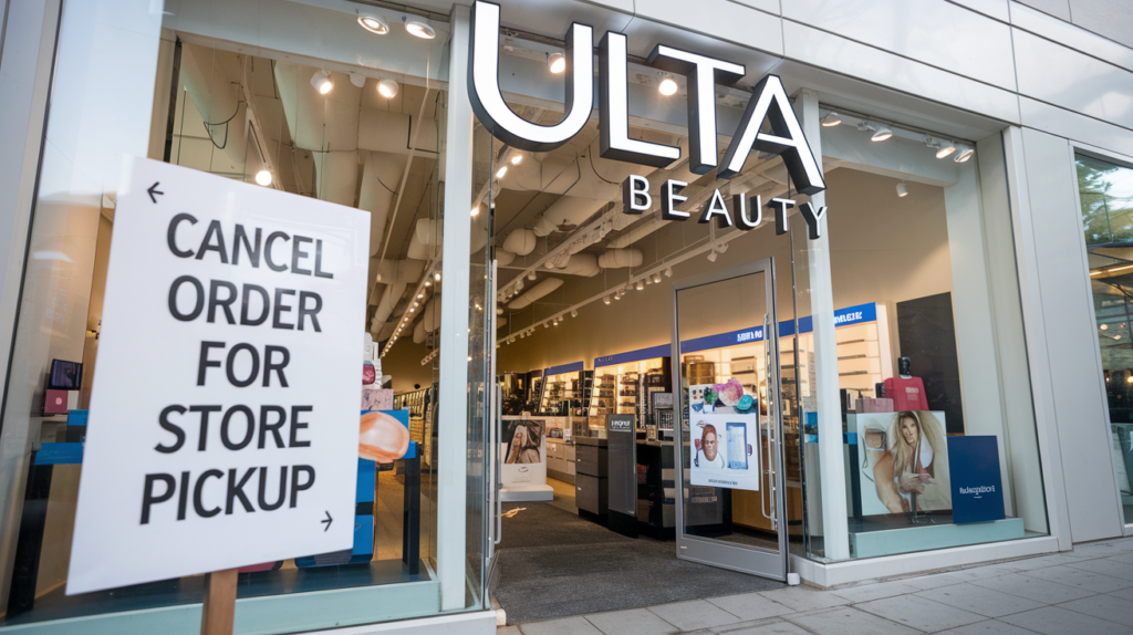 Ulta Cancel Order for Store Pickup