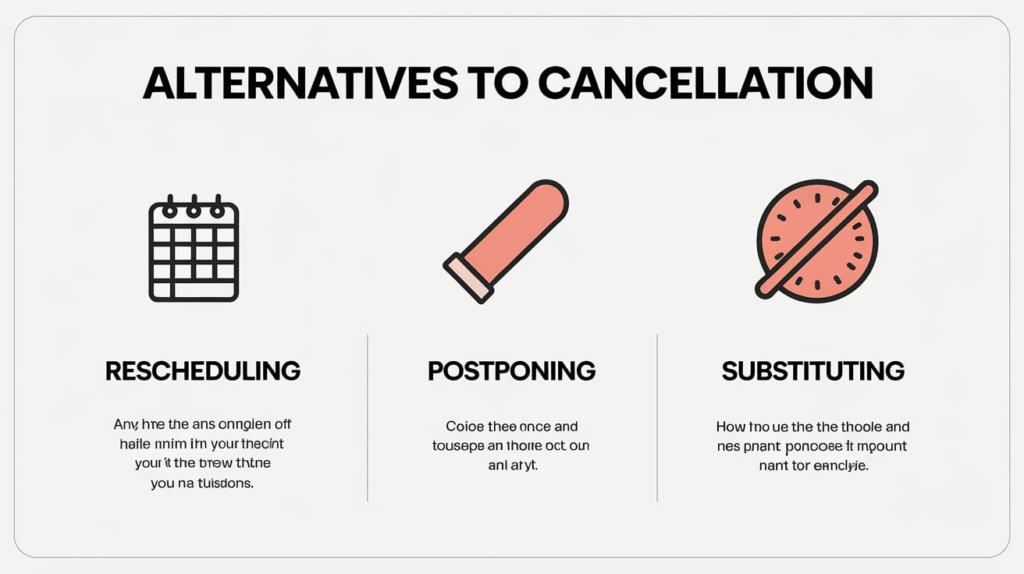 Alternatives to Cancellation