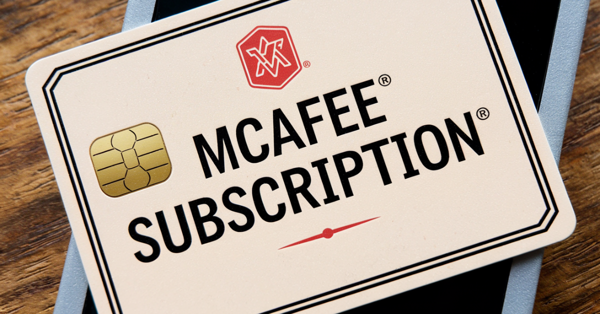 mcafee subscription