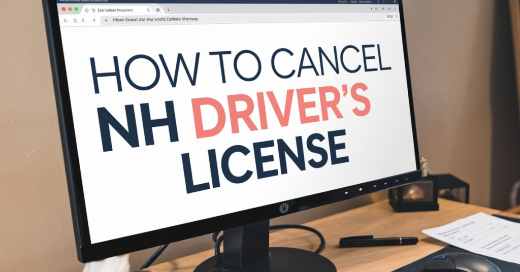 How To Cancel NH Driver's License​​​