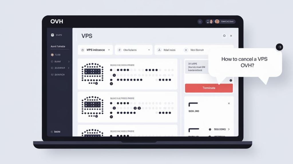 How To Cancel VPS OVH the Dashboard