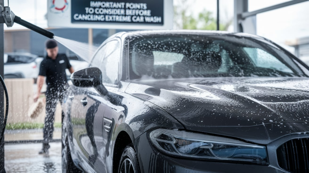 Important Points to Consider Before Canceling Extreme Car Wash