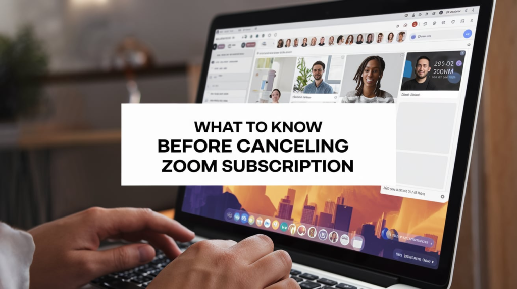 What to Know Before Canceling Zoom Subscription