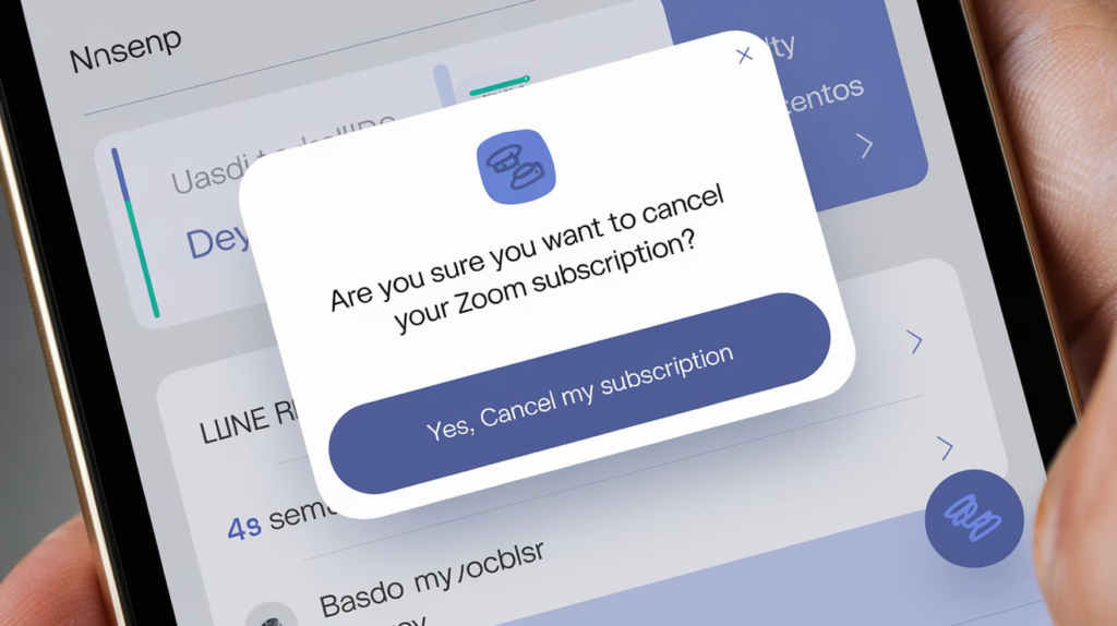 Canceling Zoom Subscription on Mobile