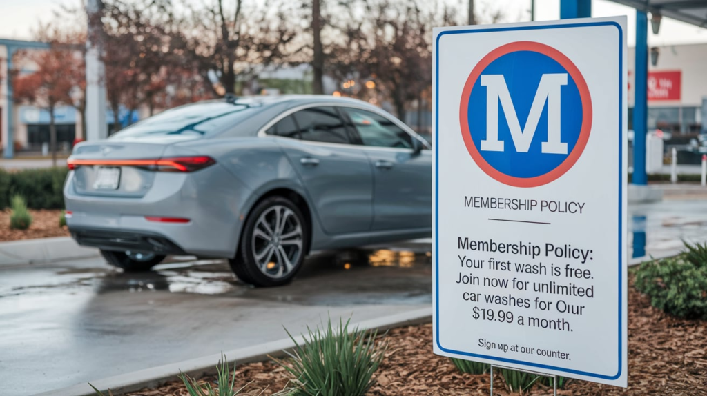 Flagship Car Wash Membership Policy