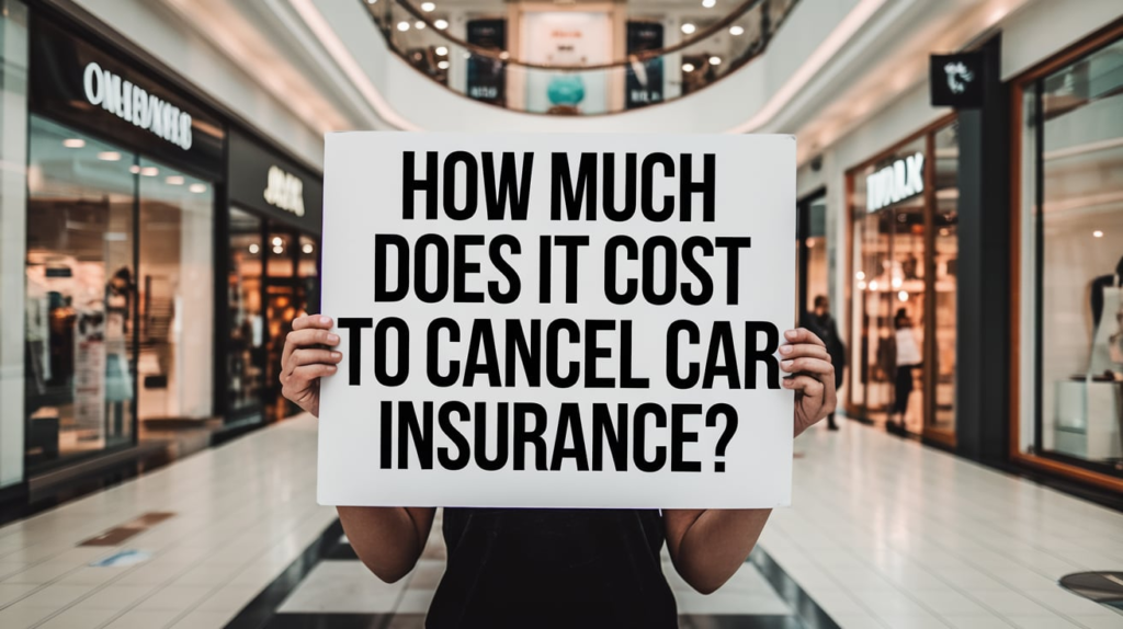 How Much Does It Cost to Cancel Car Insurance?