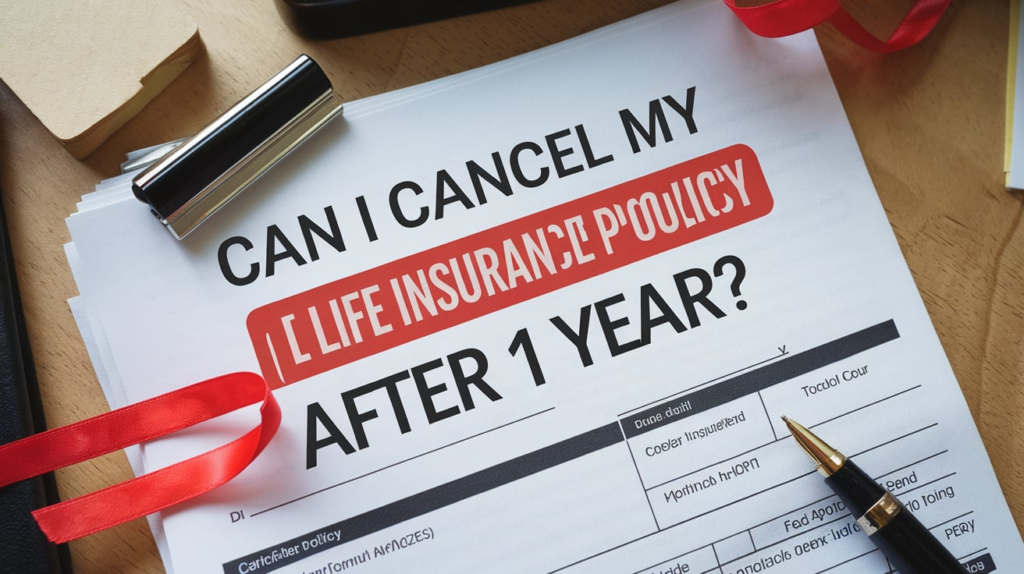 Can I Cancel My Life Insurance Policy After 1 Year?