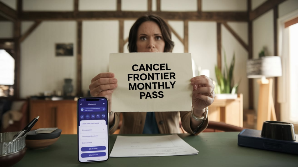 Canceling Your Frontier Monthly Pass