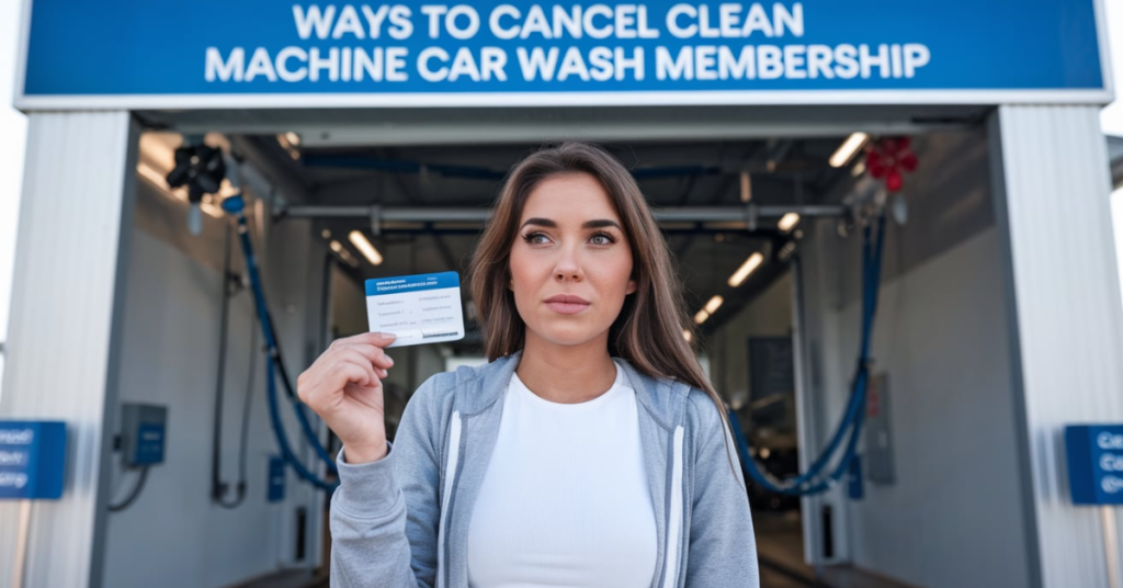 Ways To Cancel Clean Machine Car Wash Membership